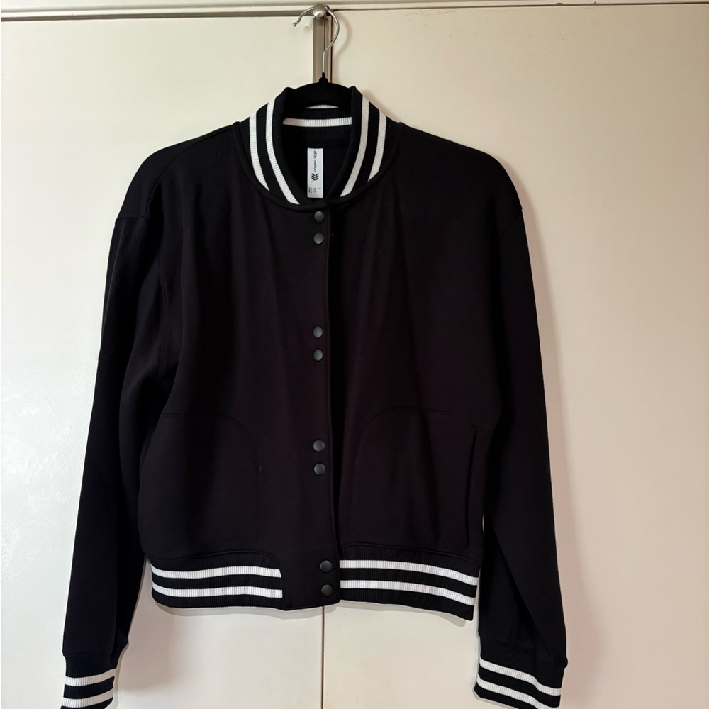 NWOT All In Motion University style Bomber Jacket